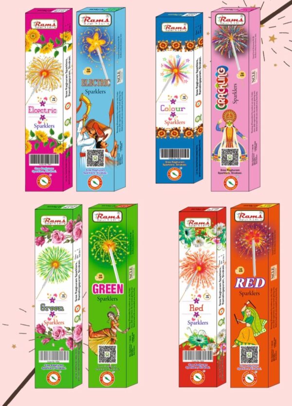10 cm electric sparklers box