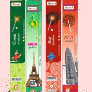 30cm green sparklers box