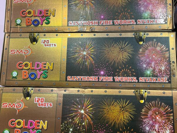120shot multi colour with crackling uv box (branded)